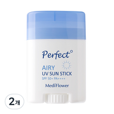 메디플라워 퍼펙트 에어리 유브이 선스틱 SPF 50+ PA++++, 23g, 2개