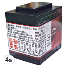 BANDAI 哥吉拉 2吋收藏公仔盲盒, 4個