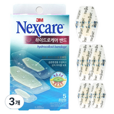 넥스케어 3M 하이드로케어 밴드 혼합형 5p, 3개