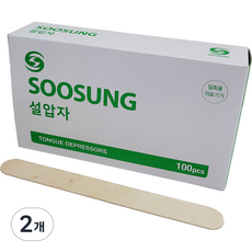혀누르개 100p, 2개