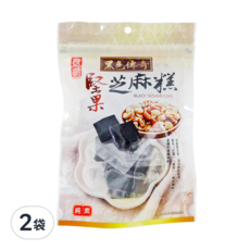 良澔 堅果黑芝麻糕 Black Sesame Cake, 155g, 2袋