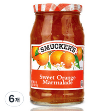 스머커즈 오렌지마멀레이드쨈, 340g, 6개