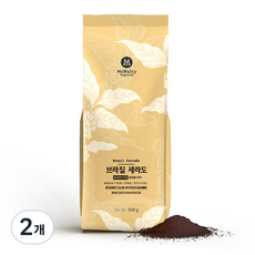McNulty Coffee 巴西塞拉多研磨咖啡原豆, 2包, 500g