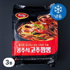 하림 공주식 고추짬뽕 2인분 (냉동), 1kg, 3봉