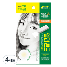 엘라밴드 하이드로 도트 티트리 스팟패치 스팟패치 12mm x 45p + 10mm x 24p, 69매, 4세트