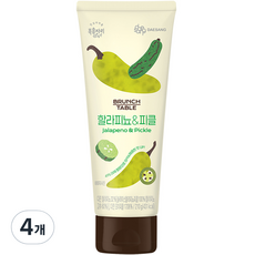 복음자리 브런치 테이블 할라피뇨 & 피클, 210g, 4개