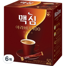 맥심 아라비카 100 커피믹스, 11.8g, 50개입, 6개