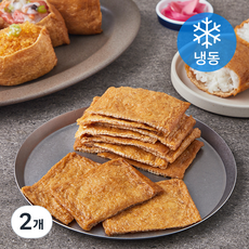 교토안 조미유부 대 사각 50장 (냉동), 1.25kg, 2개