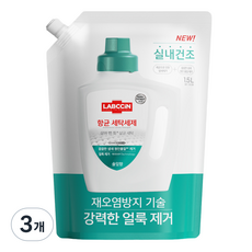 랩신 항균 세탁세제 솔잎향 리필, 1.5L, 3개 1.5L, 3개