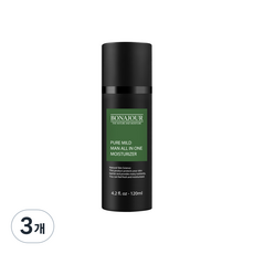 보나쥬르 퓨어마일드 맨 올인원 모이스쳐 라이저, 120ml, 3개