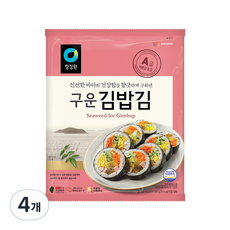 청정원 구운 김밥김, 20g, 4개