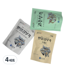 손수식품 손수고 고추부각 60g + 한입 김부각 40g + 스위트 40g 세트, 4세트