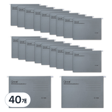 Gyecheob Madagumi掛式懸掛式辦公用文件夾 A4, 40個, 14灰色
