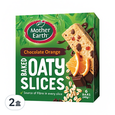 Mother Earth 烘焙燕麥棒 巧克力橘子口味, 紐西蘭人氣品牌, 無基改食材與人工添加, 240g, 2盒