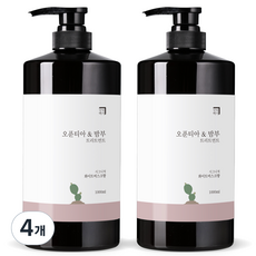 Homekeeping 仙人掌竹子護髮素 尤加利樹香, 1L, 4個