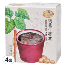 Magnet 曼寧 瑪黛牛蒡茶, 75g (5克x15茶包), 5g, 15包, 4盒