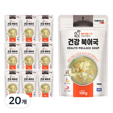 더디앤씨 건강 강아지간식 파우치 100g