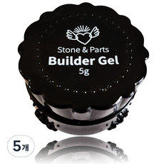메이브라운 빌더젤 네일파츠 앤 네일스톤 전용LED 네일글루 5g K003MGBD05, 5개