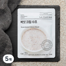 라쿠치나 버섯 크림 스프 (냉장), 160g, 5개