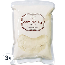 쿠킹스토리 와플 믹스, 1kg, 3개