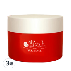 雪之上 YUKINOUE 全效合一水凝霜 80g, 深層滋潤肌膚 長效保濕, 3罐