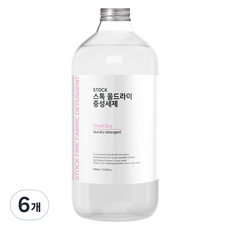 STOCK 울드라이 중성세제 본품, 1L, 6개