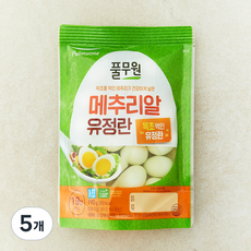 풀무원 깐 메추리알 유정란 19구, 190g, 5개