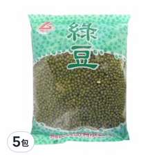 同正 綠豆, 顆顆飽滿, 精選綠豆, 夏日清涼解渴, 600g, 5包
