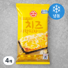 오뚜기 치즈 사각피자 (냉동), 88g, 4개