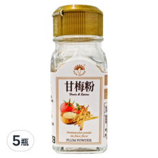 新光洋菜 甘梅粉, 40公克±3公克, 優質梅粉, 40g, 5瓶