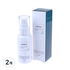 래쉬홀릭 2019 립 앤 아이 앤 브로우 전처리제 펌핑형, 50ml, 2개