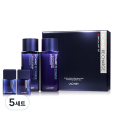 라끄베르 남성용 옴므 리차지 2종 기획세트, 5세트