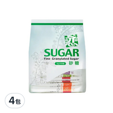 戀 長條砂糖, Fine Granulated Sugar, 4g*100入, 400g, 4袋