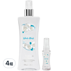 BODY FANTASIES 身體幻想 身體香氛噴霧 White Musk 236ml*1+29ml*1, 4組