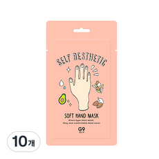 지나인스킨 셀프 에스테틱 소프트 핸드 마스크, 5ml, 10개