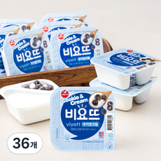 서울우유 비요뜨 쿠키앤크림, 131g, 36개