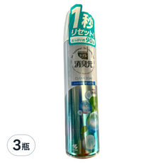 KOBAYASHI 小林製藥 消臭元 浴廁芳香噴霧 清潔皂香, 柔軟皂香, 280ml, 3瓶