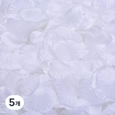 Yoni Factory派對用玫瑰花瓣 500入, 5個, 白色
