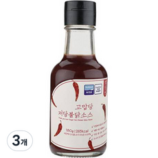 특별한맛 고맙당 저당 불닭 오리지널 소스, 3개, 180g