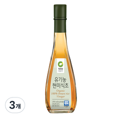 청정원 유기농 현미식초, 350ml, 3개