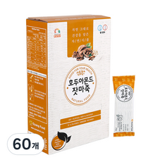 오양식품 호두 아몬드 잣 마죽, 21g, 60개