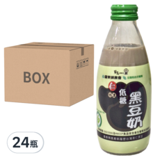羅董特濃低糖黑豆奶，12瓶入, 245ml, 24瓶