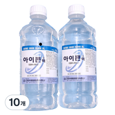 대한약품공업주식회사 아이콘 렌즈 세정액, 1L, 10개