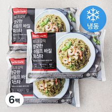 오프라이스 매드포갈릭 향긋한 쉬림프 바질 파스타 (냉동), 245g, 6팩