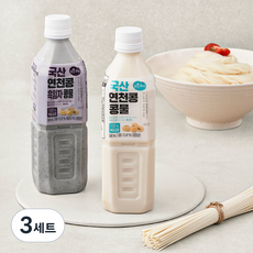 맑은물에 국산 연천콩 콩물과 풍국면 콩국수키트 1.2kg 2인분, 3세트