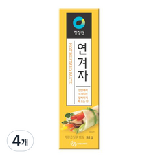 청정원 연겨자, 95g, 4개