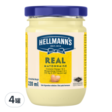 HELLMANN'S 美乃滋 經典原味, 220ml, 4罐