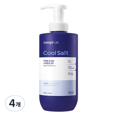 닥터지 두피랩 쿨 솔트 스케일링 샴푸, 500g, 4개