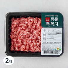 하이포크 동물복지 인증 한돈 뒷다리 다짐육용 (냉장), 500g, 2개 2개, 500g