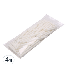 手柄美甲貼 100入, 白色的, 單品, 4個